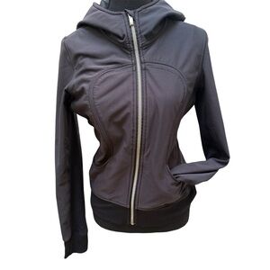 lululemon athletica Hooded Jacket Outerwear Sportswear Blank On Black